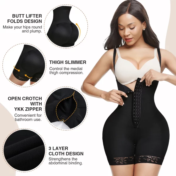 wholesale High Waist stage 2 3 faja shapewear high compression Tummy Control Pants Women Slimming colombian body shaper - Image 3